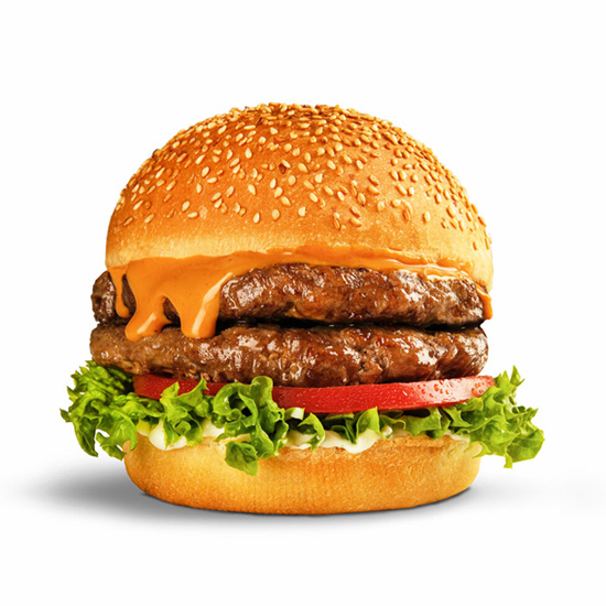 Бургер говядина х2