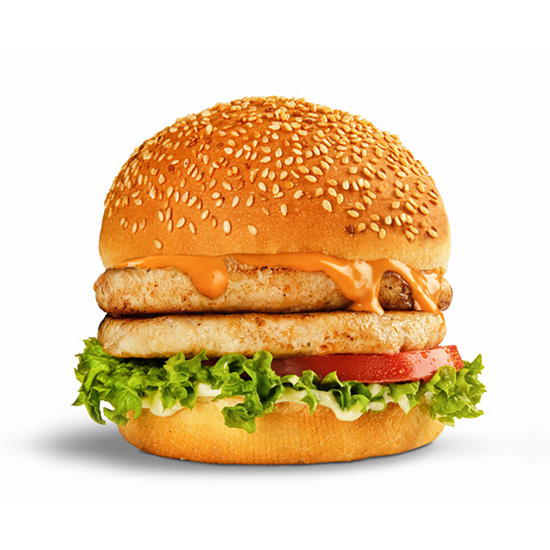 Бургер курица х2