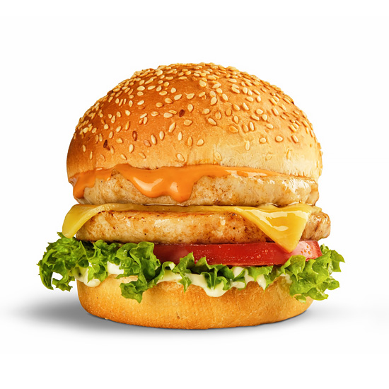 Чизбургер курица х2